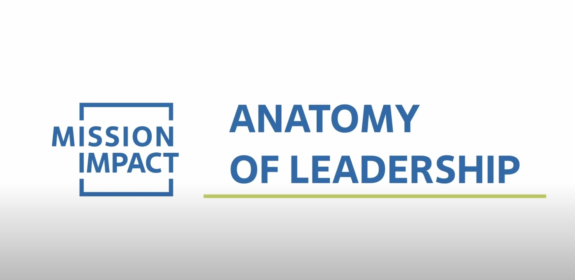 Anatomy of Leadership: Conversations with Changemakers